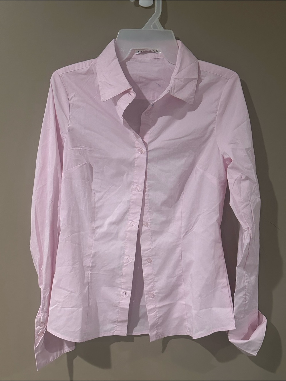 Doublju Light Pink Button-Down Shirt